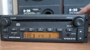 Автомагнитола VOLVO VR300 ввод кода