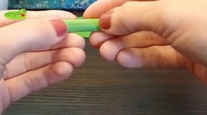 🐛Гусеница на листе | Гусеница из бумаги | Гусеница из ?