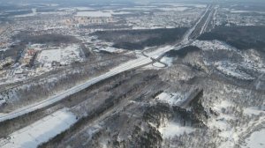 Вид на Томск с 500 метров