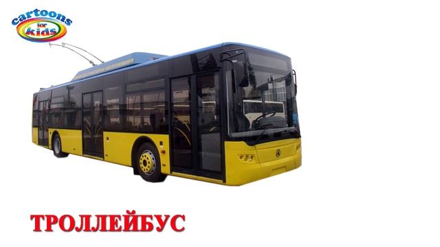 Изучаем транспорт городской. Развивающее видео для са