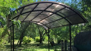 Сборный, арочный навес "ЭКОНОМ+"