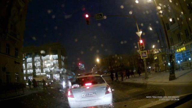 Ночная запись TrendVision TV-103 GPS смотреть онлайн