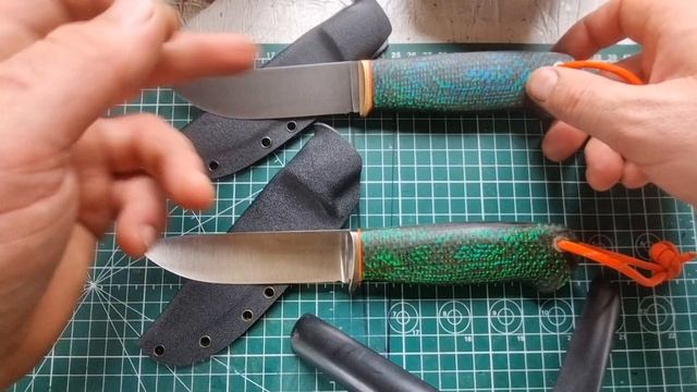 Пара заказных ножей из cp-72 plus и lo-s90v ,с микартой " хамел смотреть онлайн