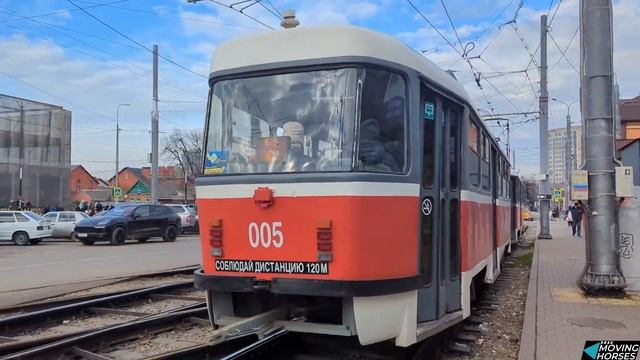 Краснодарский трамвай Обзор зимой 24/25гг смотреть онлайн