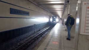 Электропоезд  81-765.2 На Станций  Академическая// 26 Январ?