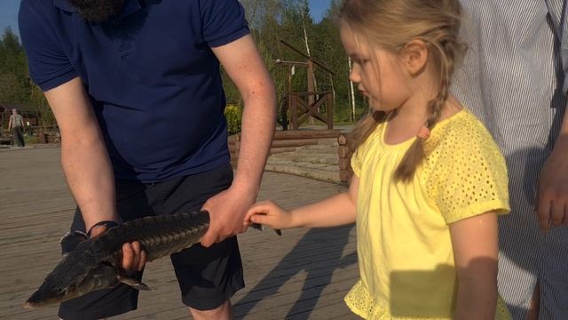 Малая решила отпустить улов. смотреть онлайн