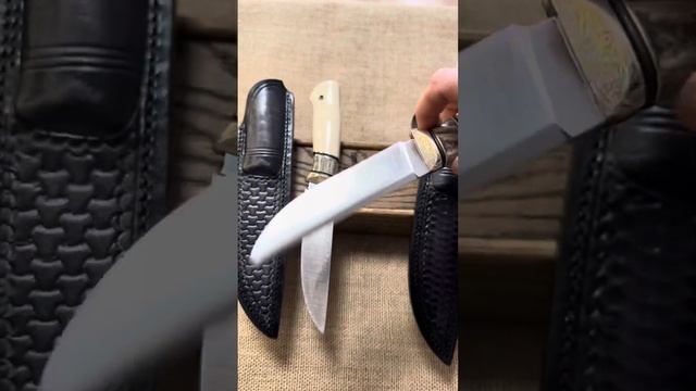 Два авторских ножа из стали S390 | +79159478873 смотреть онлайн