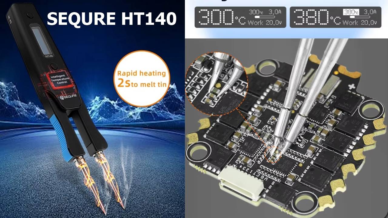 Термопинцет SEQURE HT140. Тест в реальных условиях.
