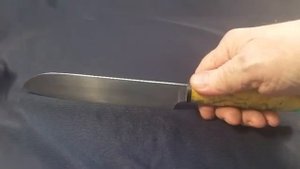 ПРОДАН!!!Нож кухонный шеф. Сталь Сталь 440C.