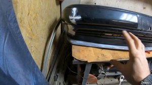 губа на бампер, сплытер на mercedes w 124