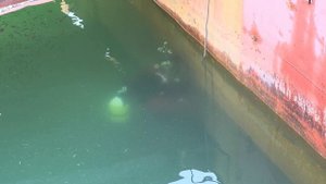 Сварочные работы под водой.