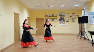 Испанский танец" Хабанера"; танцевальный коллектив "Эк