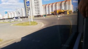 Троллейбус номер 24 Волотова Солнечная г. Гомель.