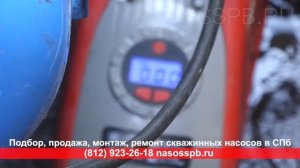 Насос БЕЛАМОС TF3 60 застрял из-за незакрепленного кабеля, установка на замену КАЛИБР НПЦС 3,8/80