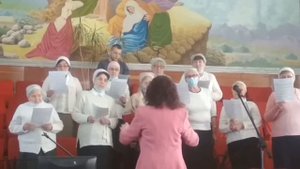 Старший хор: "Хвалу небесному Отцу спешите вознести"