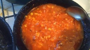 Ленивые голубцы на сковороде в подливке