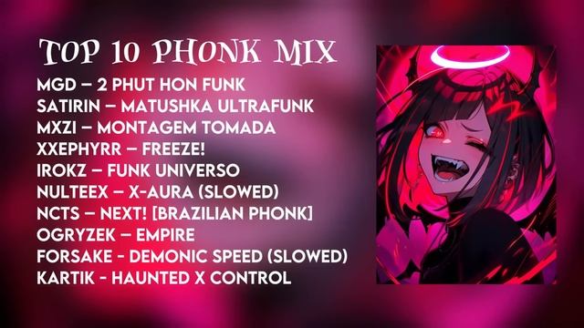 🔥TOP 10 VIRAL AURA PHONK SONGS ｜ BRAZILIAN PHONK MIX 2025 ｜ AGGRESSIVE BRAZILIAN PHONK MIX