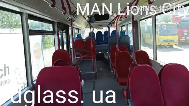 MAN A21 Lion's City NL273 LPG/Замена стекла на Мане/Интерьер Ман А21/ смотреть онлайн