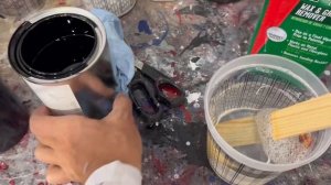 Покраска нового бампера