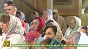 Божественная литургия в Вознесенском кафедральном соборе города Новосибирска