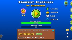 Stardust  Sanctuary by Glubfuberz geometry Dash level 100%