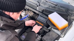 Замена воздушного фильтра в LADA Vesta 2023