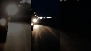 Дикие пробки на федеральной трассе Сургут - Салехард в
