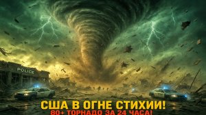 80+ торнадо за сутки! США превратились в зону бедствия!