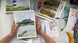 Акварельные работы