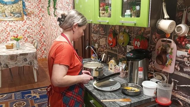 #блины жареные на сковородке🥞