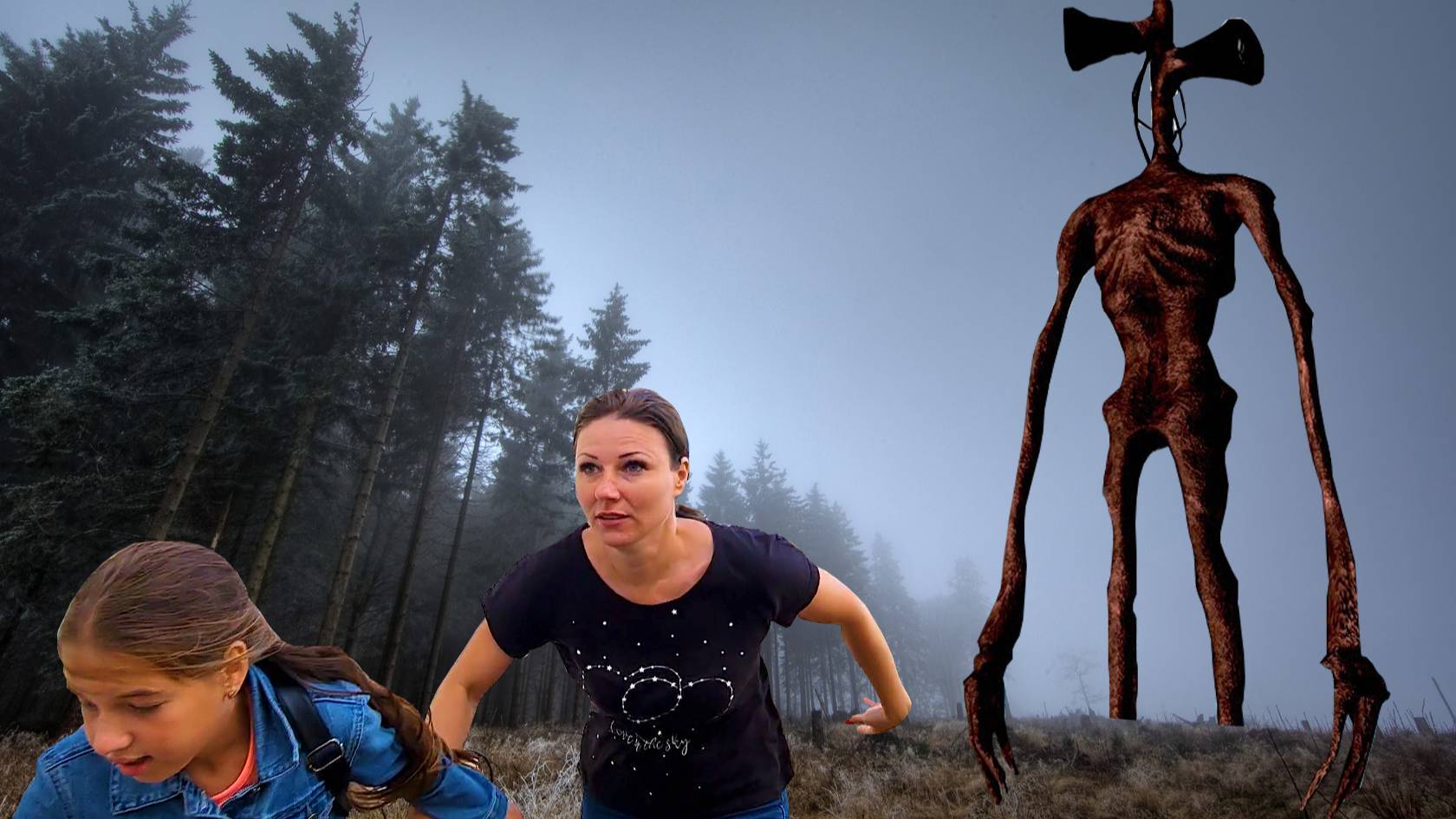 СИРЕНОГОЛОВЫЙ в реальной жизни у нас в лесу! смотреть онлайн