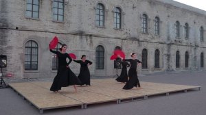 Фестиваль в Севастополе. Стилизация фламенко с веером