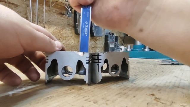 Отличие поршней доработанных от стандартных Hyundai Accent G смотреть онлайн