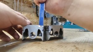 Отличие поршней доработанных от стандартных Hyundai Accent G