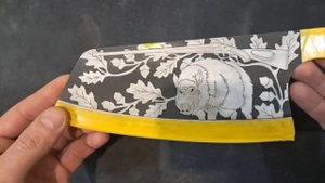 Рисунок на ноже