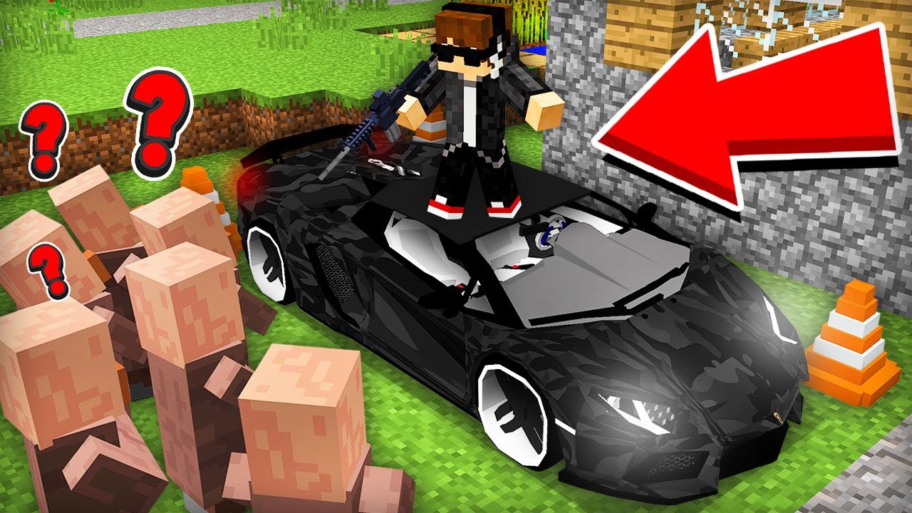 Я ОХРАНЯЮ МАШИНУ ЖИТЕЛЯ ОТ ВСЕХ В МАЙНКРАФТ | Компот Minecraft