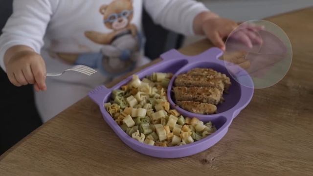 Baby Nice. Силиконовая тарелка детская. "Слоник". смотреть онлайн