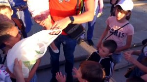 Miss Katy • Мисс Кейт - Katy and FIRST Meeting with subscribers at 4 years old