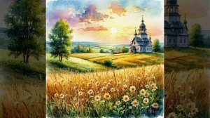 "A drowsy bell, it woke the fields, you see..."