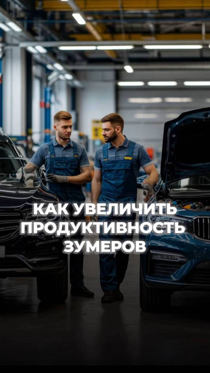 Как увеличить продуктивность зумеров в автосервисе на 40%
