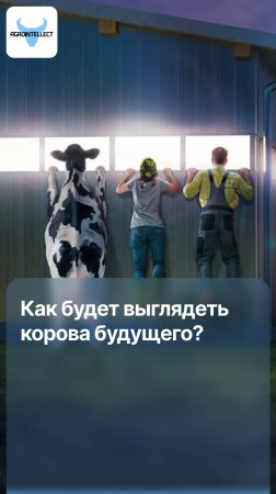 Как будет выглядеть корова будущего?