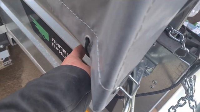 Как сделать откидной борт у легкового прицепа смотреть онлайн