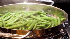 Фасоль стручковая жареная