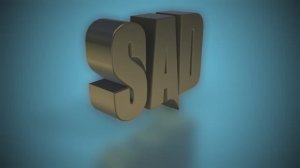 "Печальный логотип" | Оригинальный 3D-дизайн"