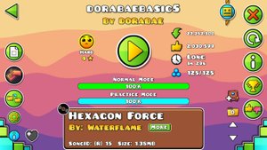 Geometry Dash. Dorabaebasic5 by Dorabae - 100%