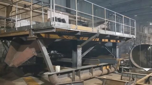 Мобильная рама с приемным бункером грохот ГИТ 71