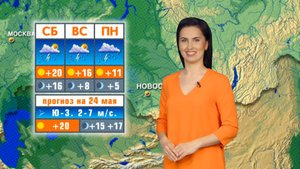 Прогноз погоды на 24 мая в Новосибирске