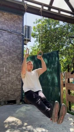 Archer ring muscle up⚔️ Try it! #workout #sports #calisthenics #shorts