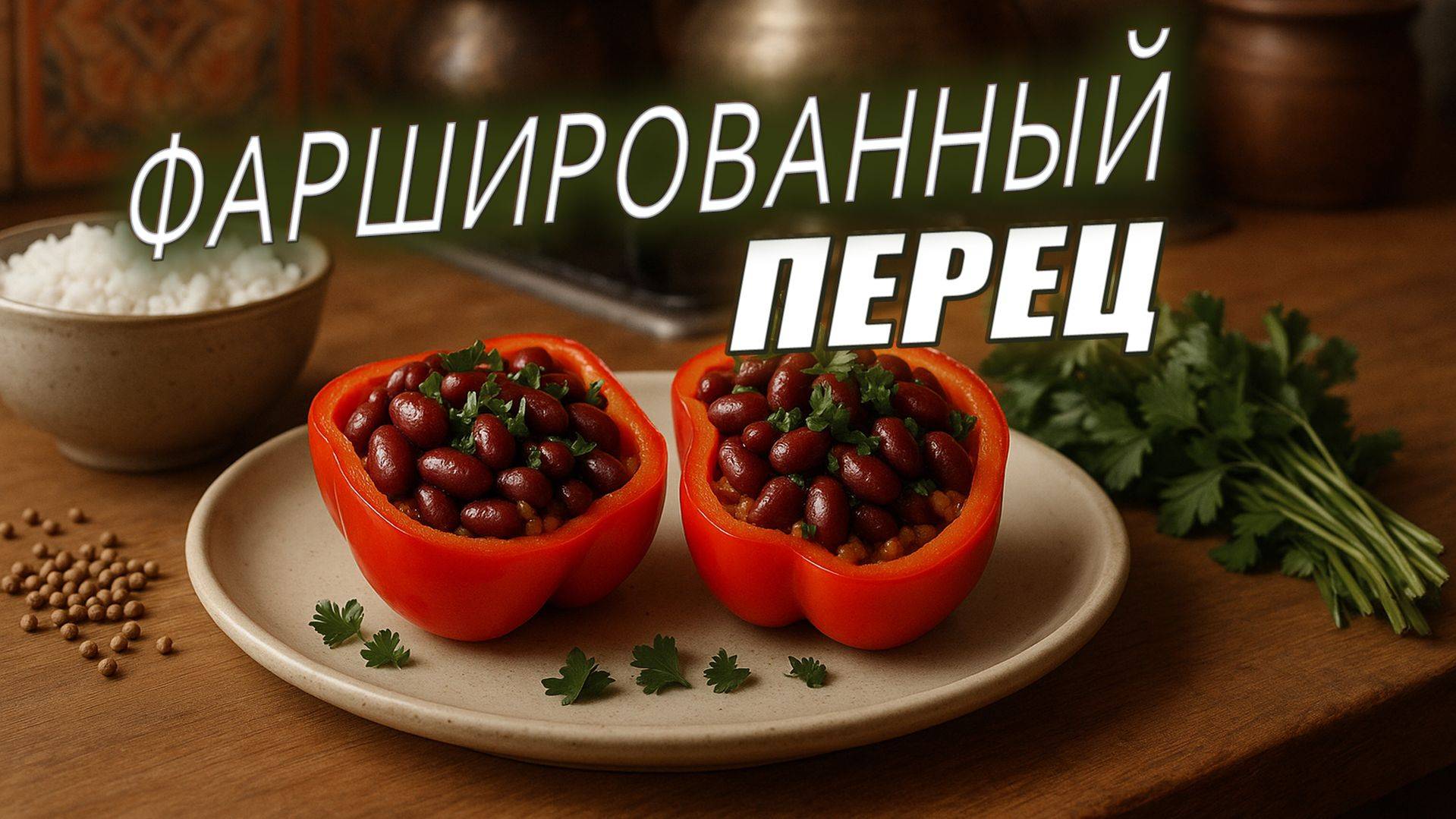 Полезный фаршированный перец — без жарки, мяса и лишнего жира | Рецепты аюрведы