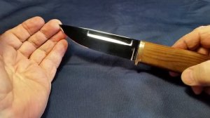 ОБЗОР! Нож ручной работы из стали CR8.